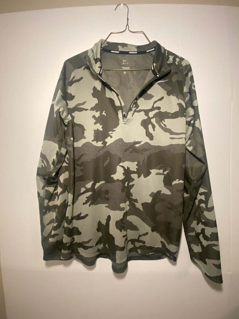 Nike Running Dri-FIT Camouflage 1/4 Zip Pullover